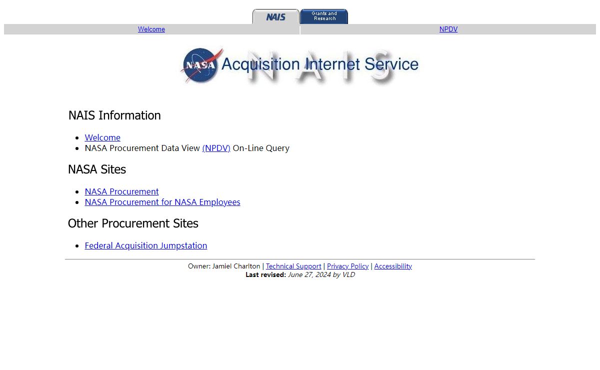 NAIS Home Page