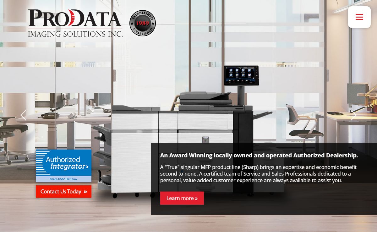 Pro Data Imaging Solutions & Sharp Electronics Authorized Dealer : Pro Data Imaging
