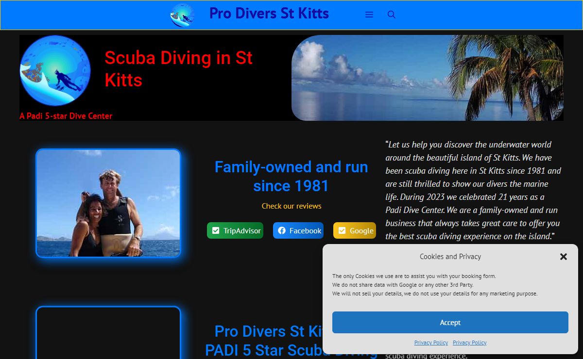 Home Page - Scuba Diving in St Kitts