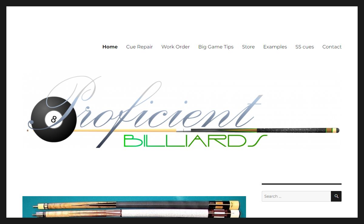 Proficient Billiards - Pool Cue Repair, Refinishing, Restoration