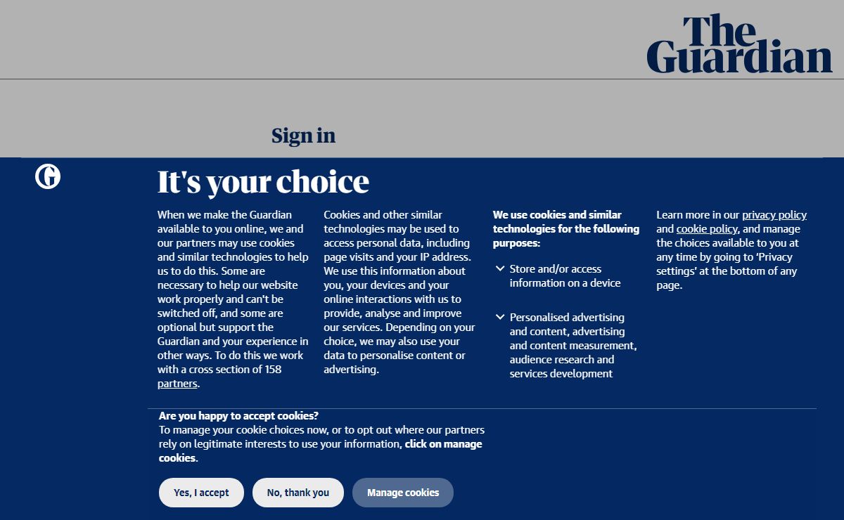 Sign in | The Guardian