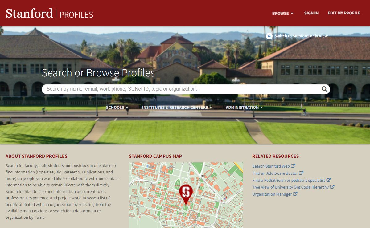 Stanford Profiles