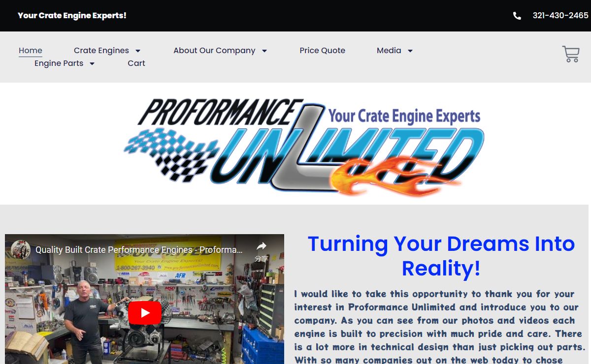 Custom Built Turn-Key Performance Crate Engines