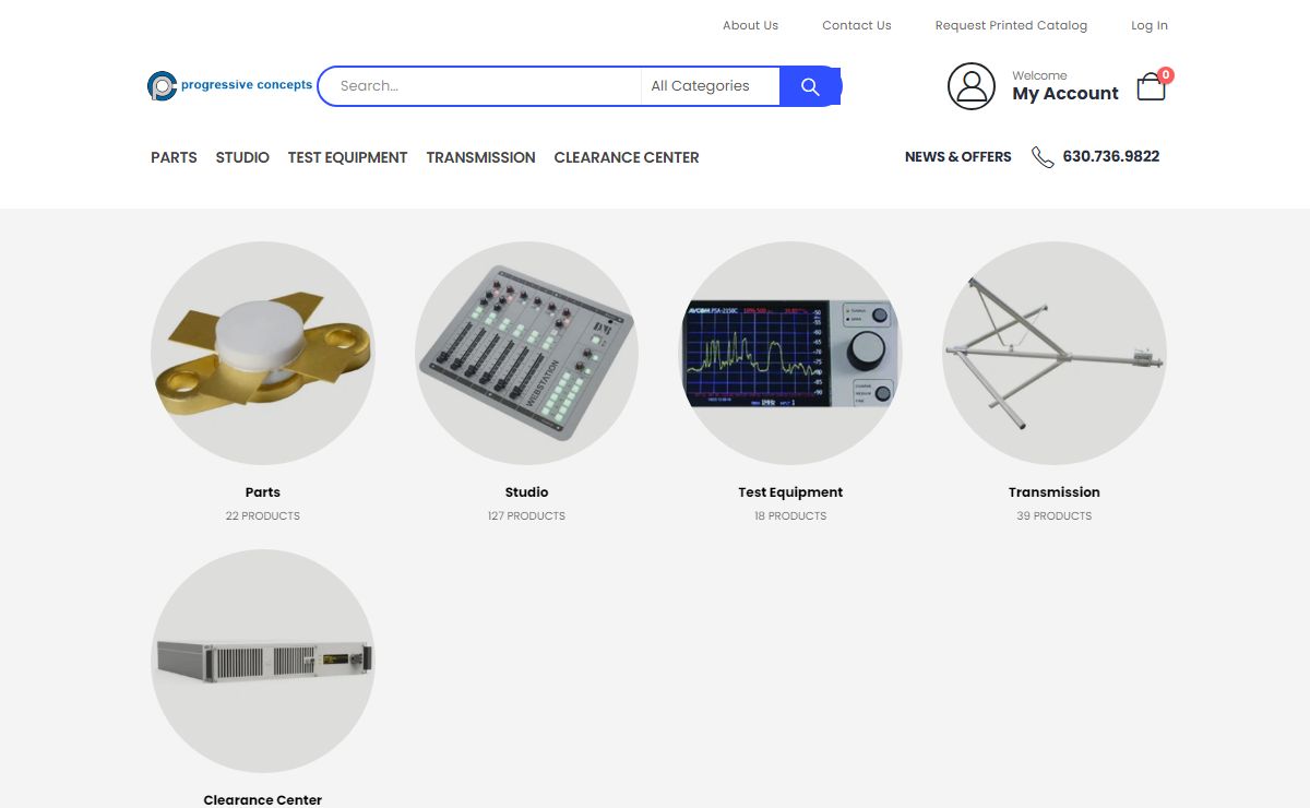 Radio Broadcasting Equipment & Accessories | Progressive Concepts