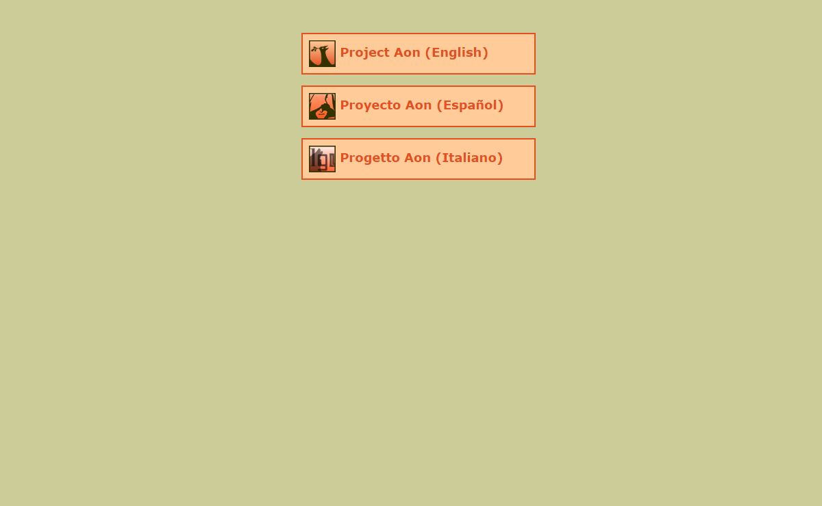 Project Aon: Language Selection