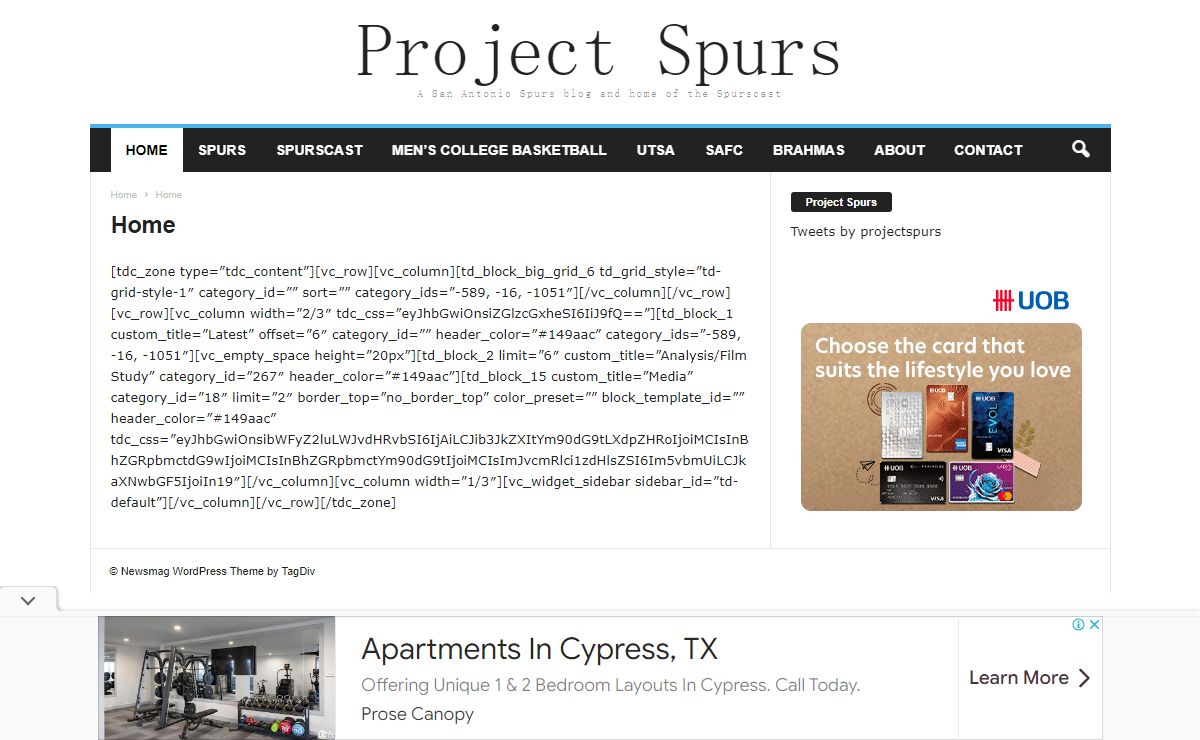 Project Spurs - A San Antonio Spurs blog and home of the Spurscast