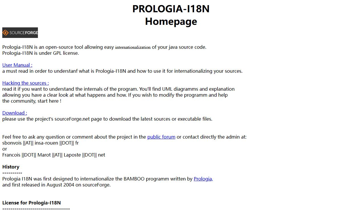 Prologia-I18N Homepage