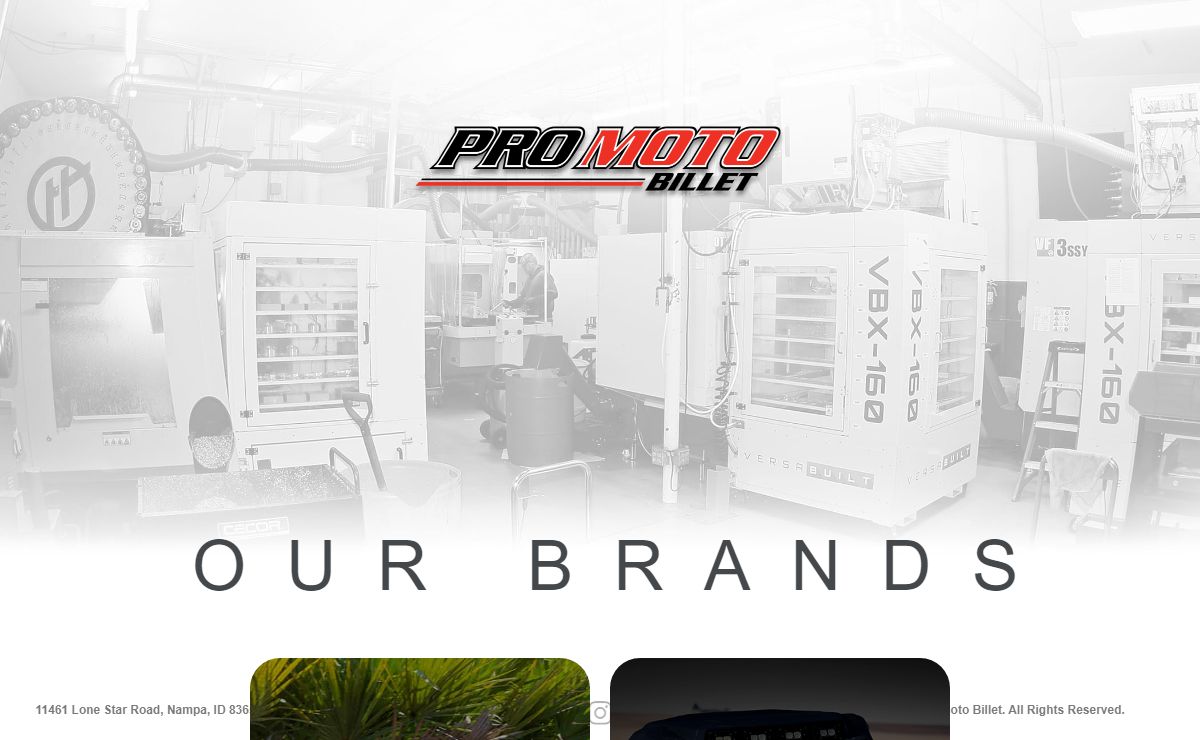 Home - Pro Moto Billet