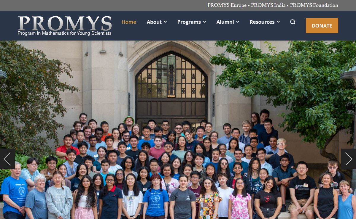 PROMYS | Program in Mathematics for Young Scientists – Program in Mathematics for Young Scientists