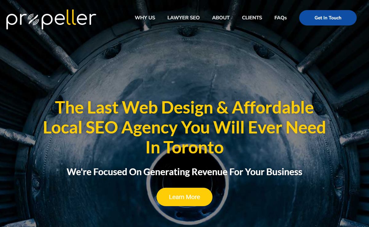 #1 AFFORDABLE LOCAL SEO Toronto & Web Design Company [PROPELLER]