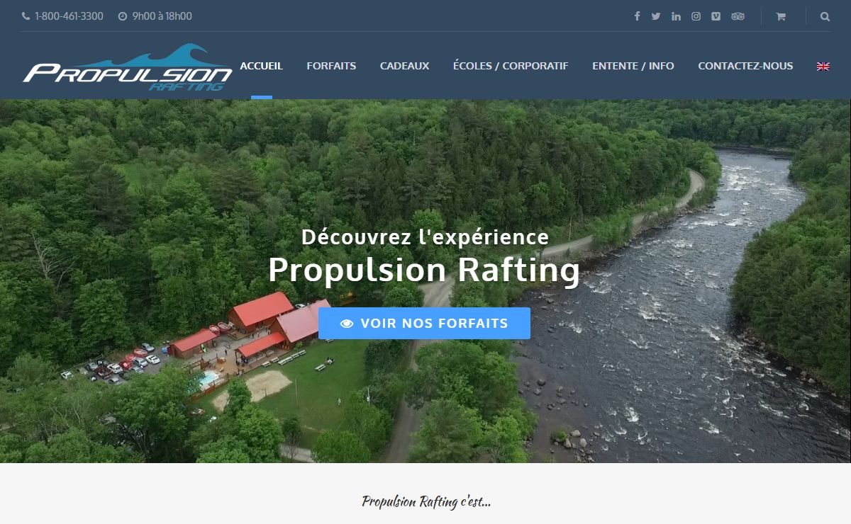 Propulsion Rafting - L'expérience ultime de rafting sur la Rouge