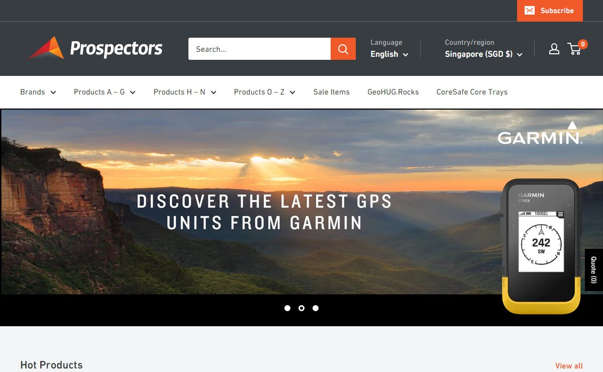 Prospectors Supplies - Geological and Environmental Field Equipment