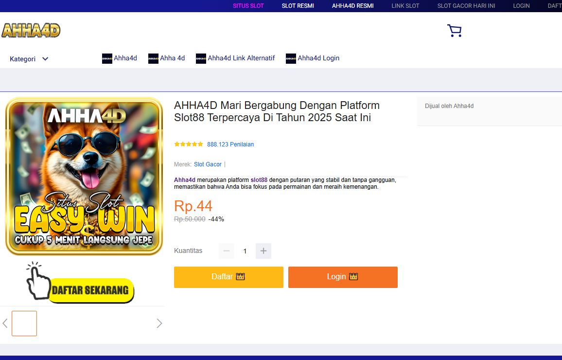 AHHA4D Mari Bergabung Dengan Platform Slot88 Terpercaya Di Tahun 2025 Saat Ini