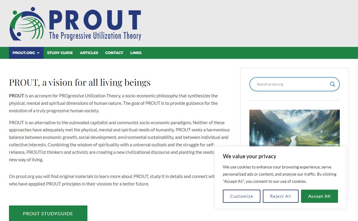 PROUT – Progressive Utilization Theory