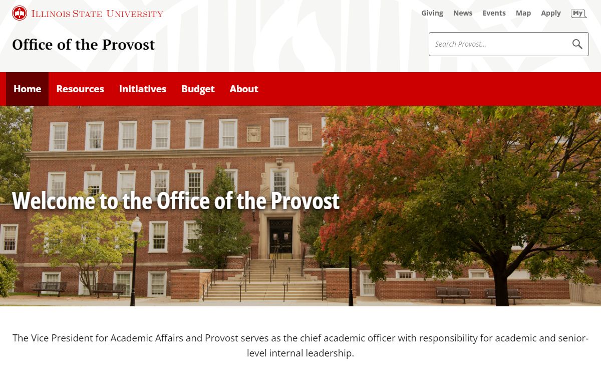Provost | Illinois State