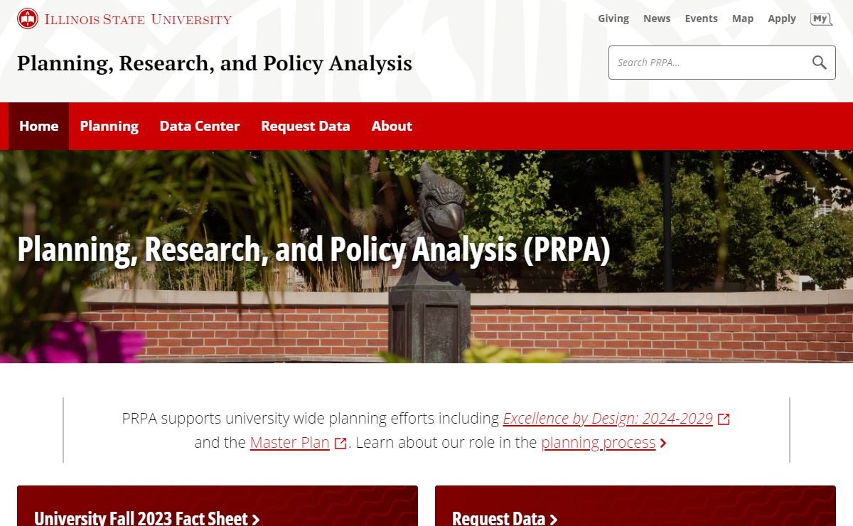 Planning, Research, and Policy Analysis | Illinois State
