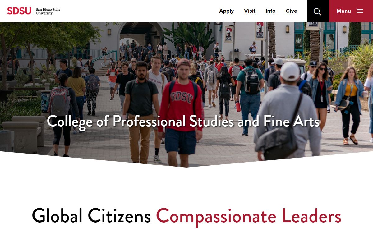 College of Professional Studies and Fine Arts | PSFA | SDSU