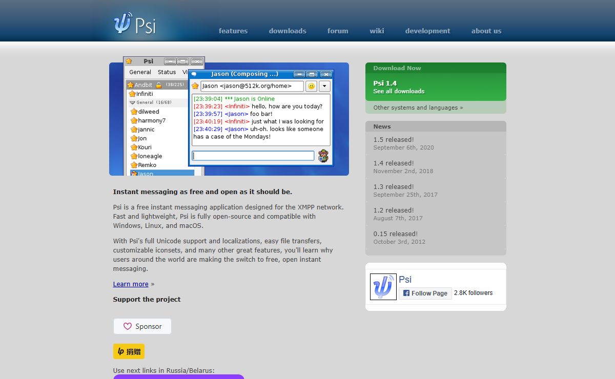 Psi Instant Messenger