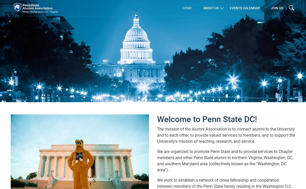Penn State DC Chapter Alumni Website