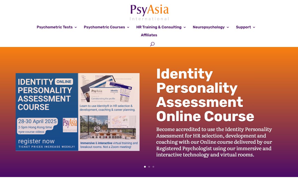 Psychometric Tests Online Psychometric Training Courses Hong Kong Singapore