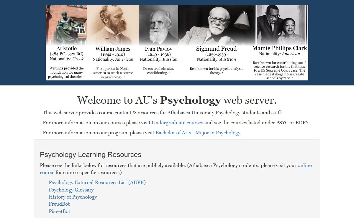 Psychology Web Server
