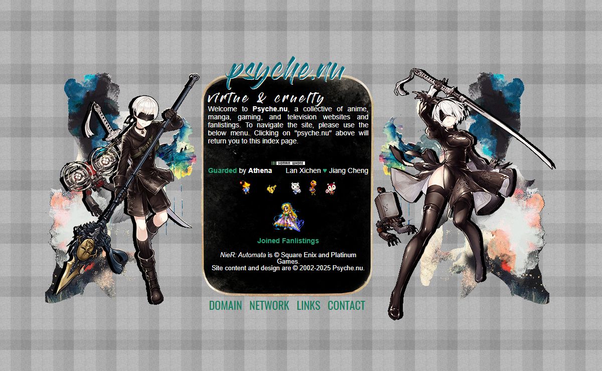 PSYCHE.NU v6.0 Project YoRHa ... VIRTUE & cruelty