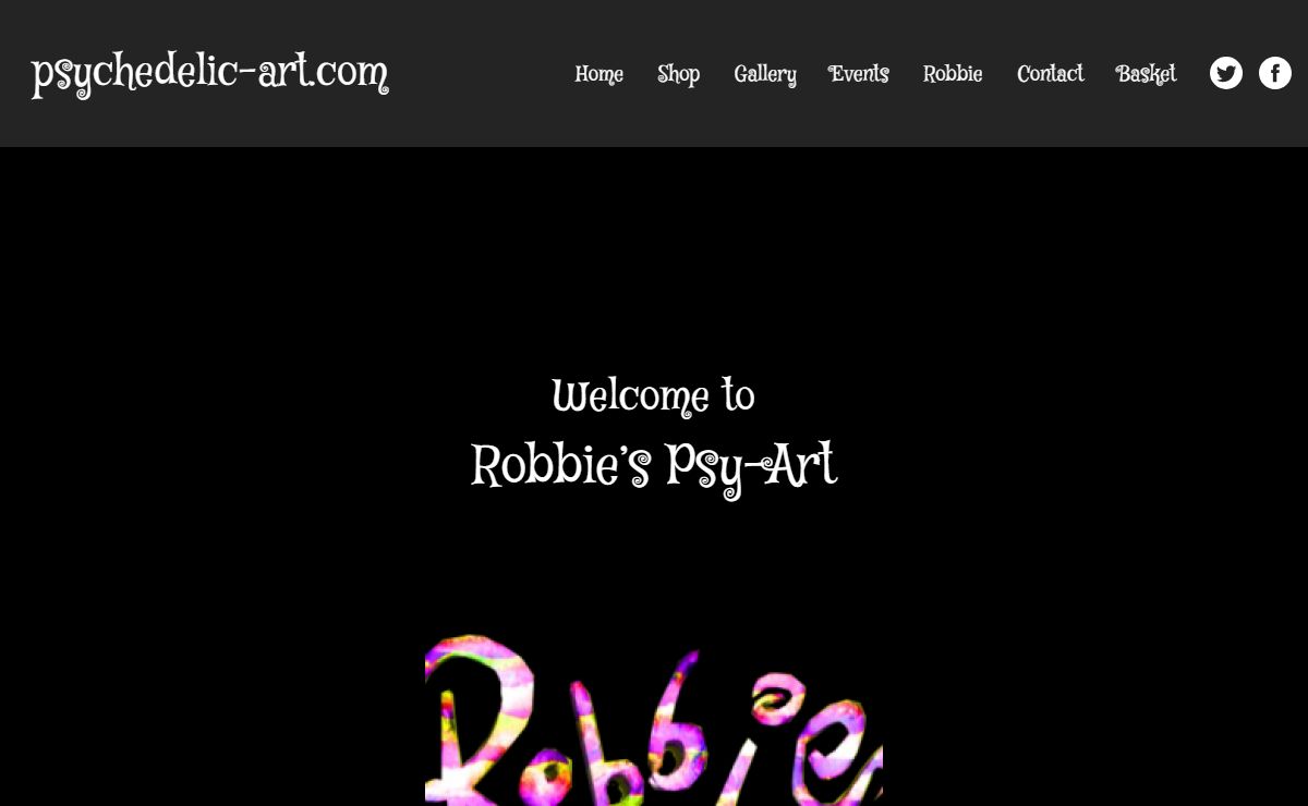 Home - Robbie's Psyart Psychedelic Art - Modern Art - Festival - UV Art