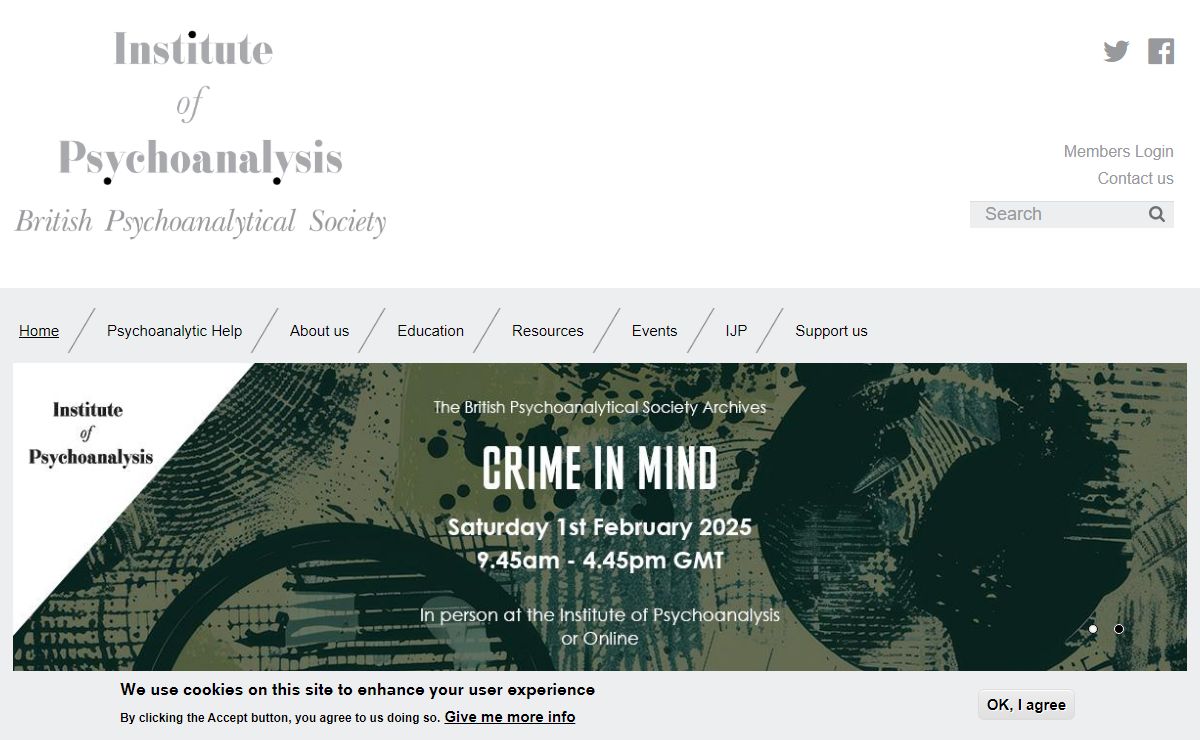 Homepage | Institute of Psychoanalysis
