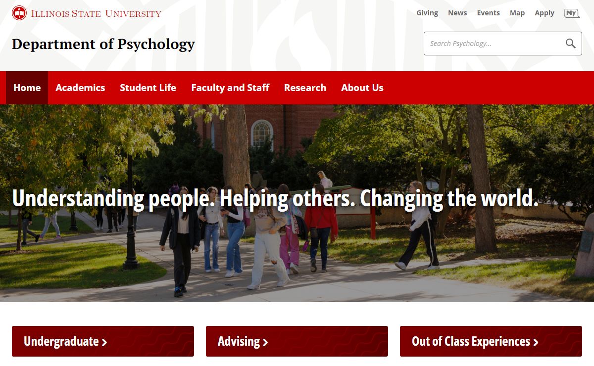 Department of Psychology | Illinois State