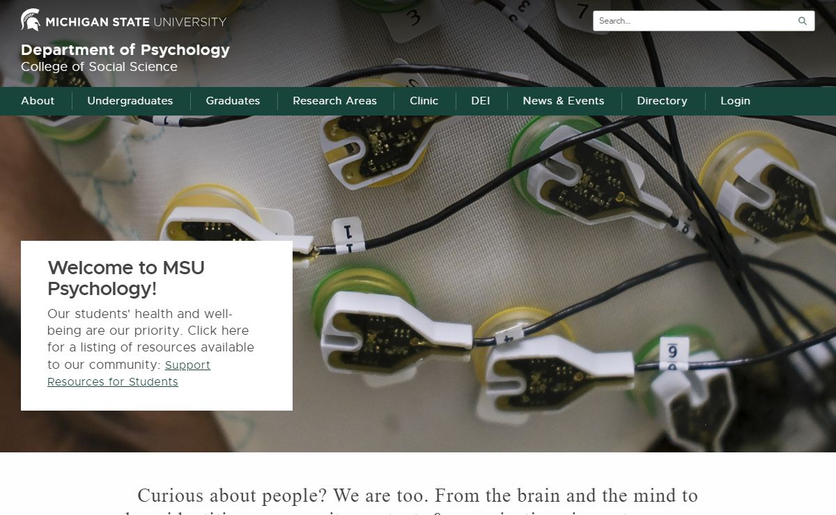 Department of Psychology | Michigan State University