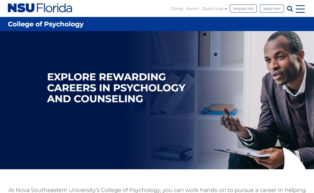 NSU | College of Psychology Careers and Degrees
