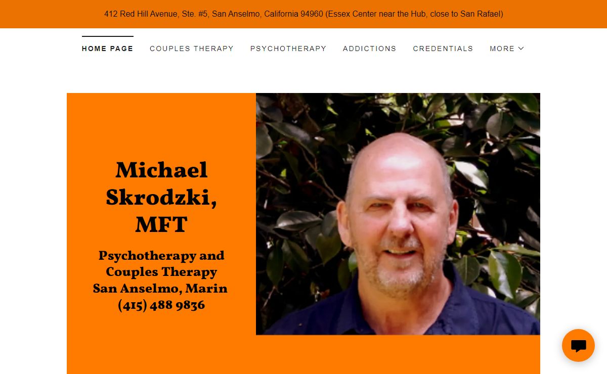 Michael Skrodzki, MFT - Psychotherapy - San Rafael, California