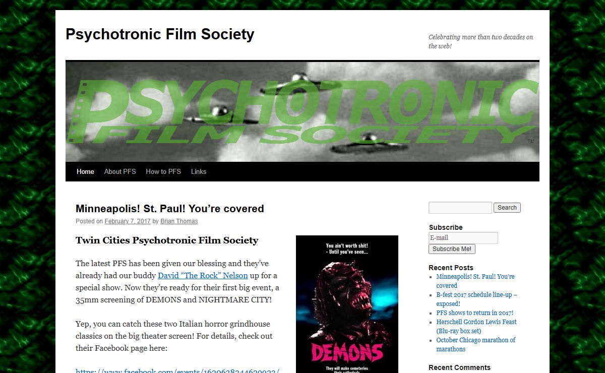 Psychotronic Film Society | Celebrating more than two decades on the web!