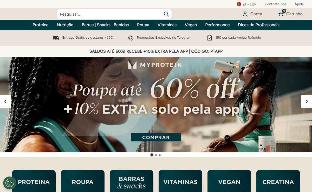 Suplementos desportivos e alimentares online | MYPROTEIN™