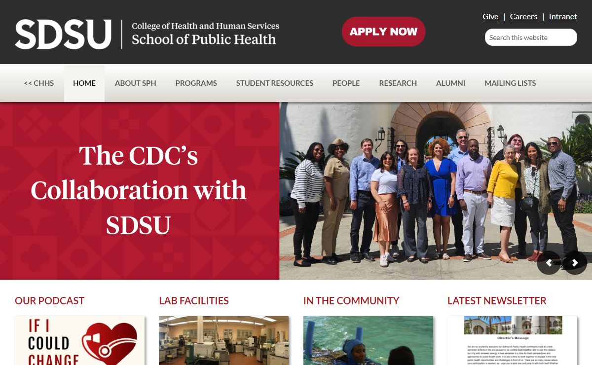 SDSU School of Public Health | San Diego, California