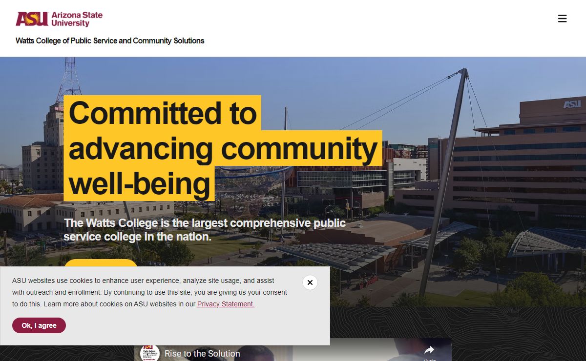 Watts College of Public Service and Community Solutions