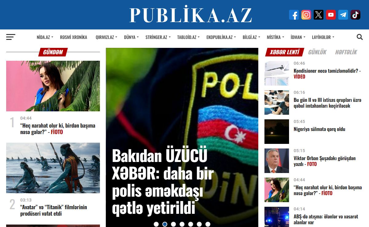 Publika.az - Fasiləsiz xəbər