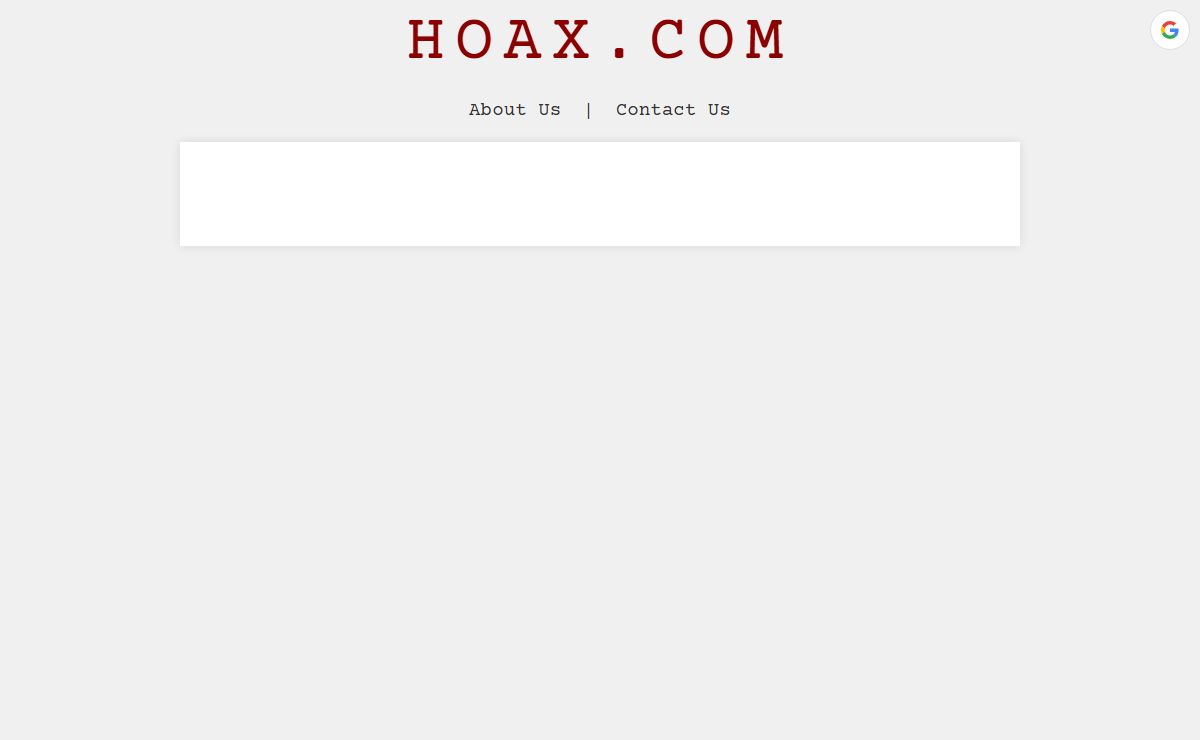 HOAX.COM: unravelling the truth from fiction, past to present...
