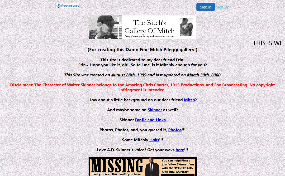 The Bitch's Gallery of Mitch
