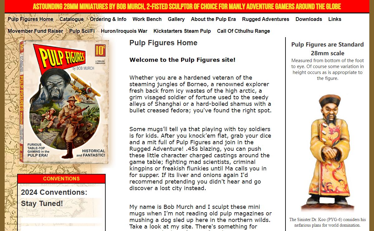 Pulp Figures Home