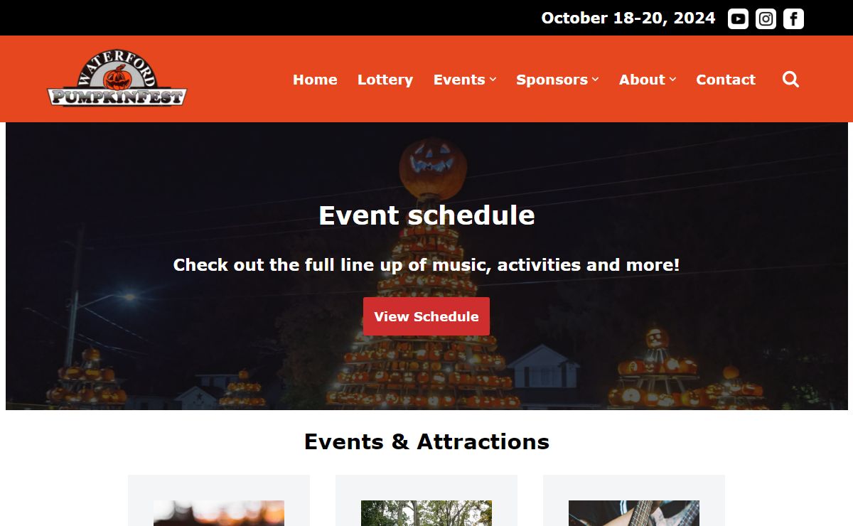 Welcome - Waterford Pumpkinfest
