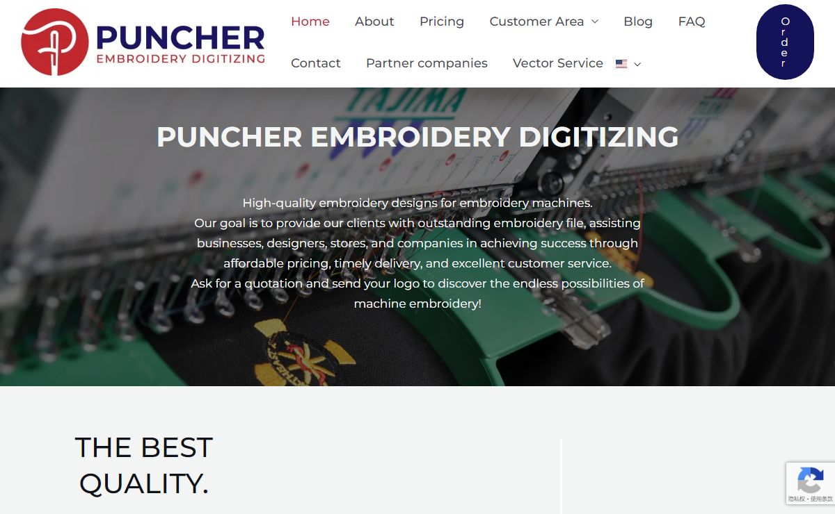 Puncher | Embroidery digitizing – Embroidery digitizing and vectoring services