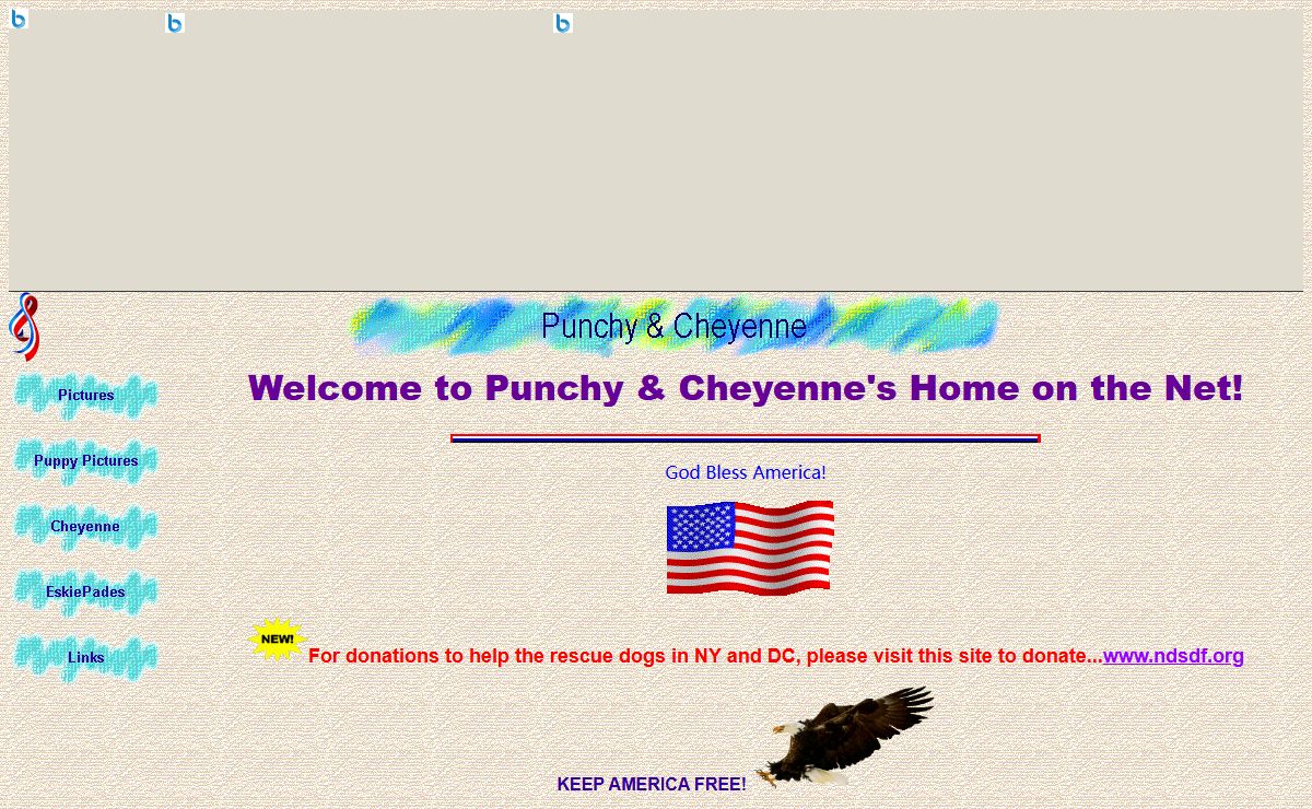 Punchy & Cheyenne's Eskie Page