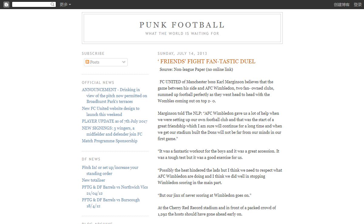 Punk Football