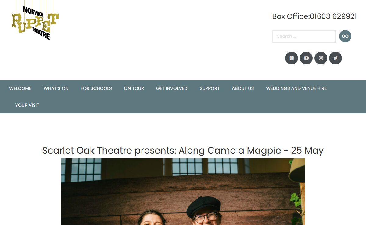 Welcome - Norwich Puppet Theatre