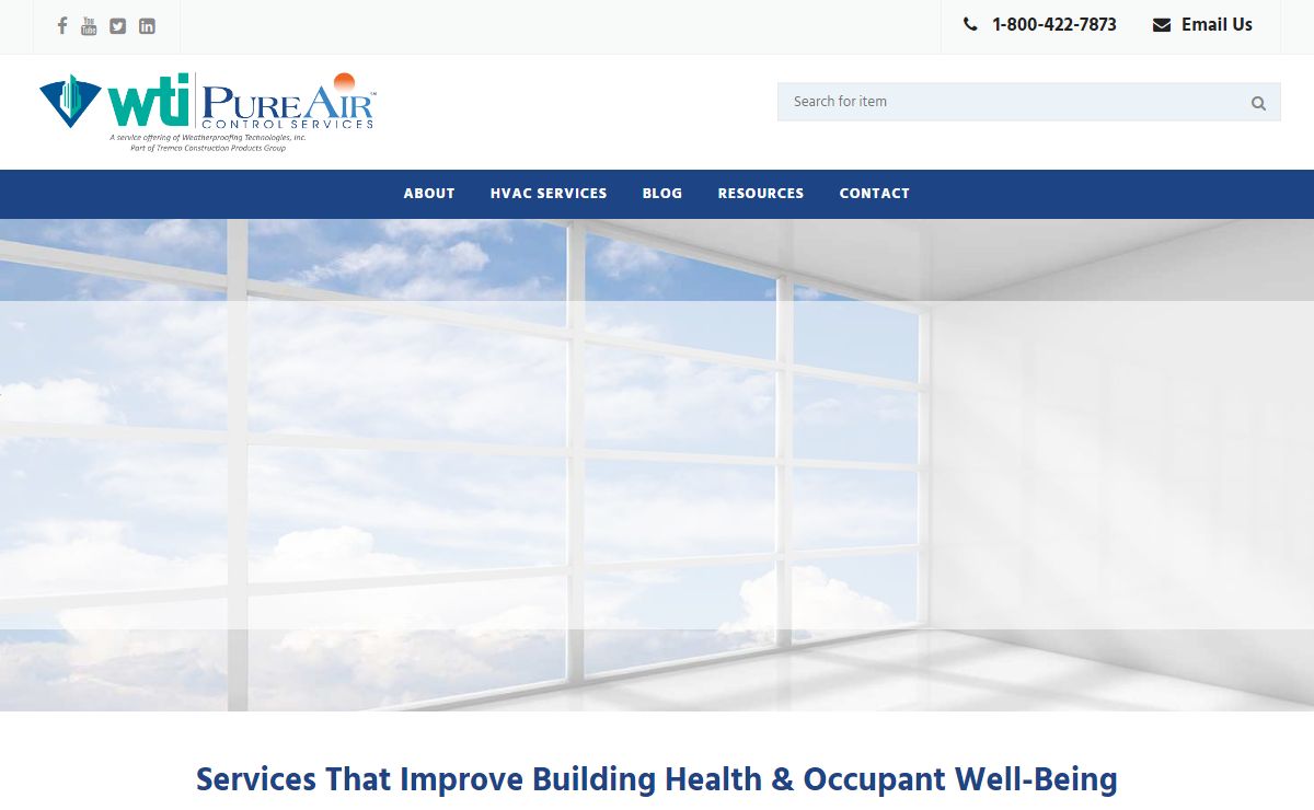HVAC Restoration Experts - WTI Pure Air Control Services