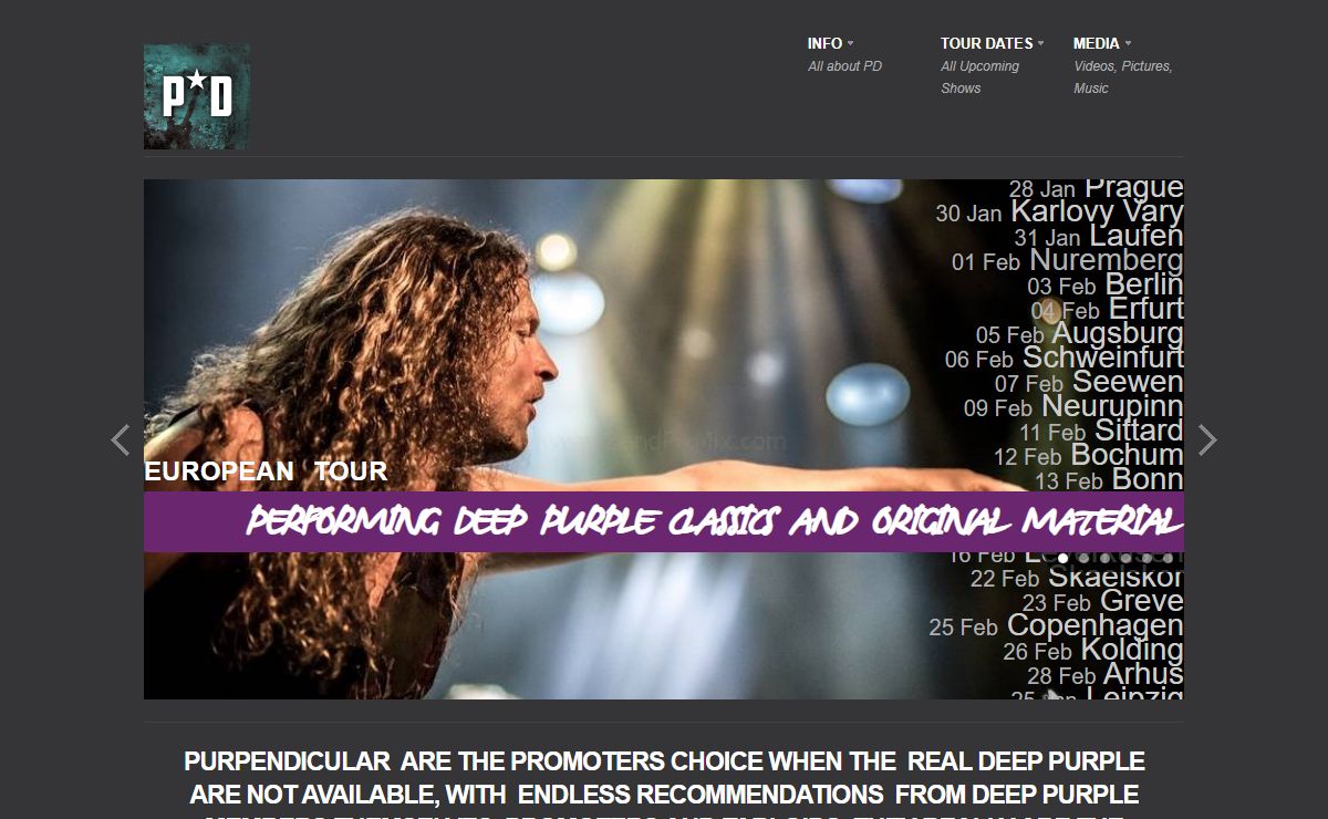Purpendicular – Worlds most Booked Purple Show |