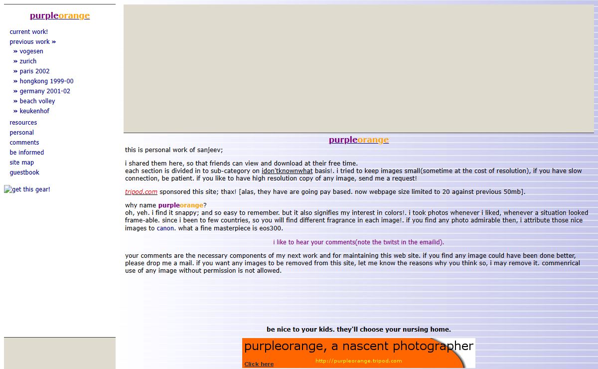 purpleorange, a nascent photographer