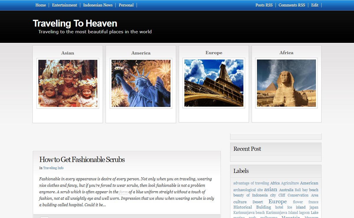 Traveling To Heaven