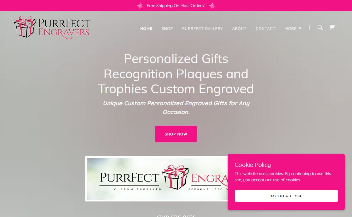 Personalized Engraved Gifts - Purrfect Engravers